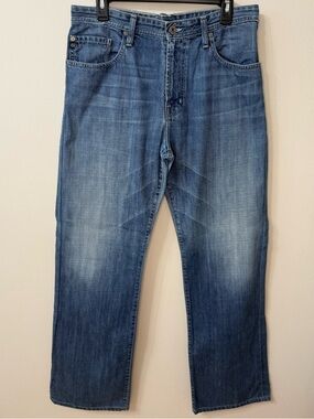 AG Adriano Goldschmied Jeans 30x34 Medium Wash Straight Leg Made USA